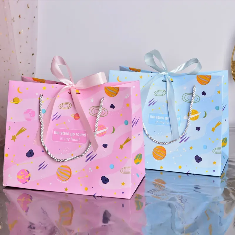 Simple Cartoon Candy Gift Packaging Paper Bag